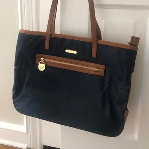 Michael Kors Kimpton Nylon Tote - Navy Blue